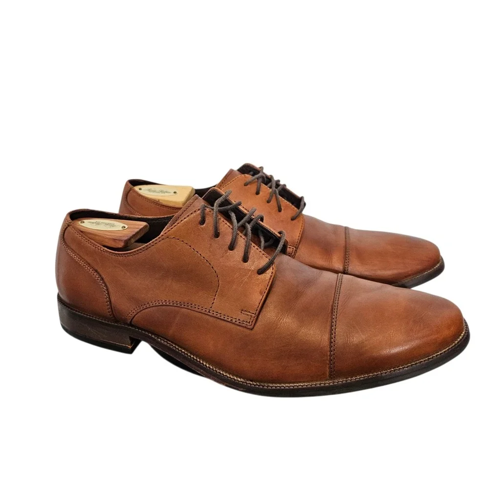 Cole Haan Benton Cap Oxford II C24120 British Brown Size 12 M